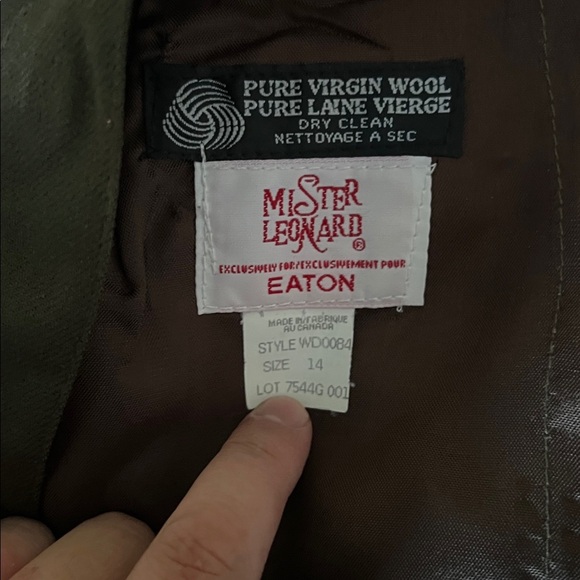 Mister Leonard Pure Virgin Wool Skirt - Picture 5 of 5